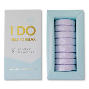 I DO NEED TO RELAX - SHOWER STEAMERS - LAVENDER AND ROSEMARY