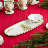 Holly Tree Melamine Tray and Bowl Set