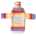 Congrats You're Vintage Wine Bottle Sweater