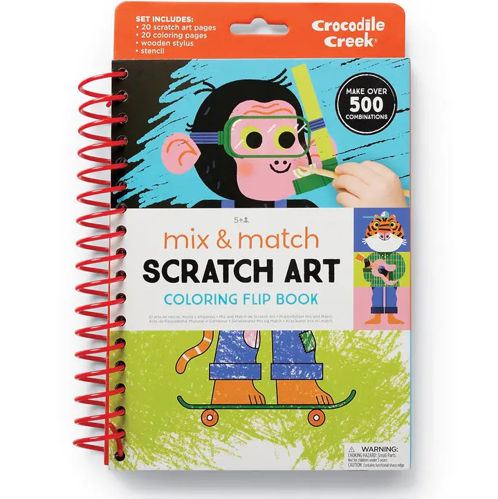 Scratch Art Flip Book Animals