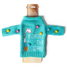 Forget the Cake Wine Bottle Sweater