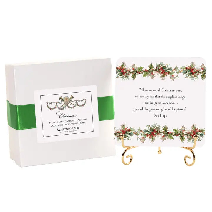 Christmas Quote Verse Cards