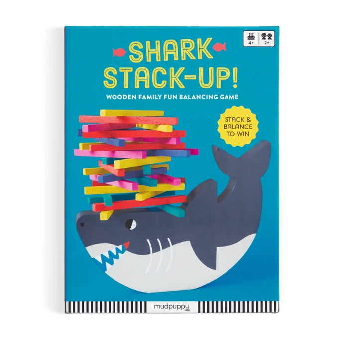 Shark Stack-Up Wooden Balancing Game