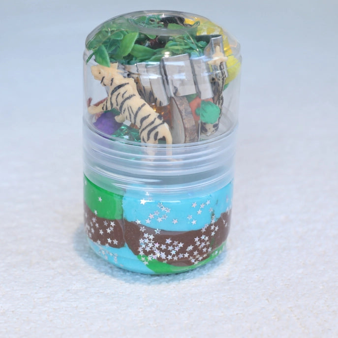 Zoo Play Dough Jar