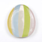 Candy Striped Egg Plate