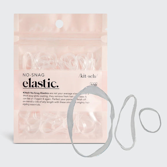 Clear No-Snag Elastics 