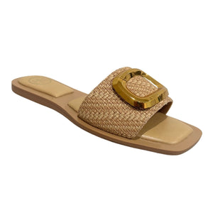 Natural Raffia Sandal