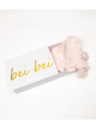 Ruffle Knit Blanket - Petal Pink
