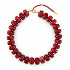 Red Chunky Bead Necklace