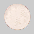 Winter Fir Plate Antique White