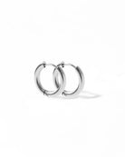 Linny Co Huggie Earrings - Scarlett Hoop Silver 10mm