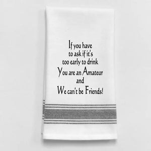 "If you have to ask if it's..." Kitchen towel
