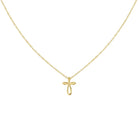 Aubrey Adele Infinite Gold Cross Necklace