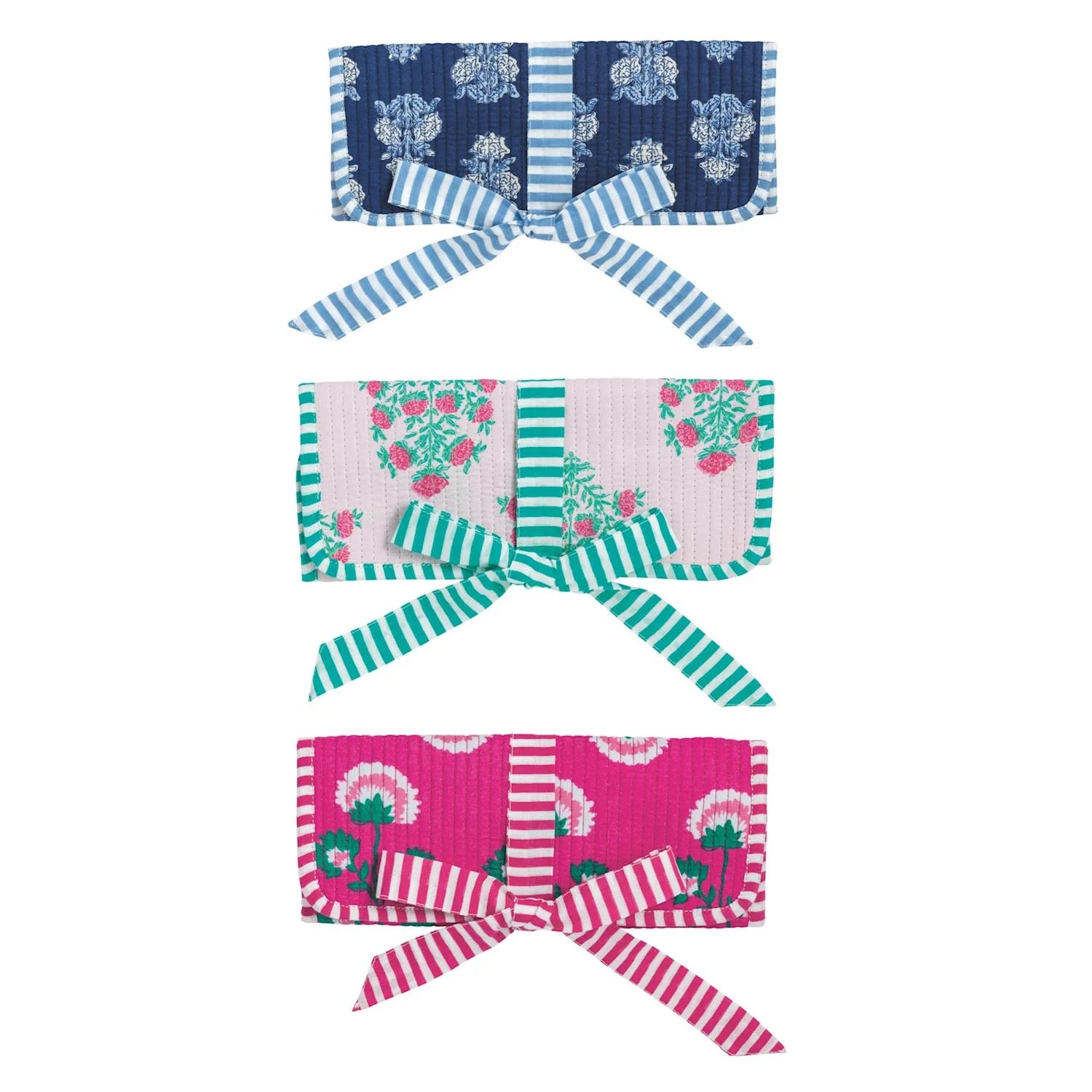 Block Print Jewelry Rolls