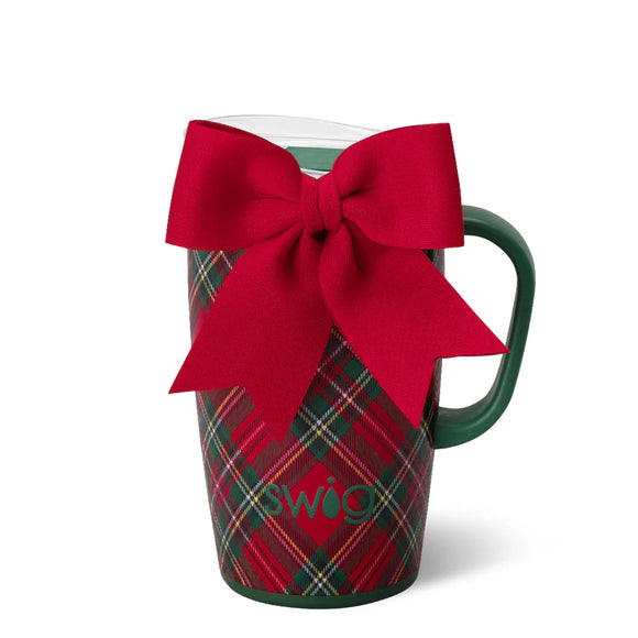 Christmas Plaid Travel Mug 18oz