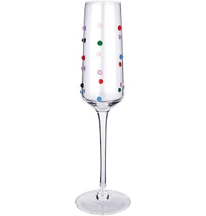 Beaded Champagne Flute