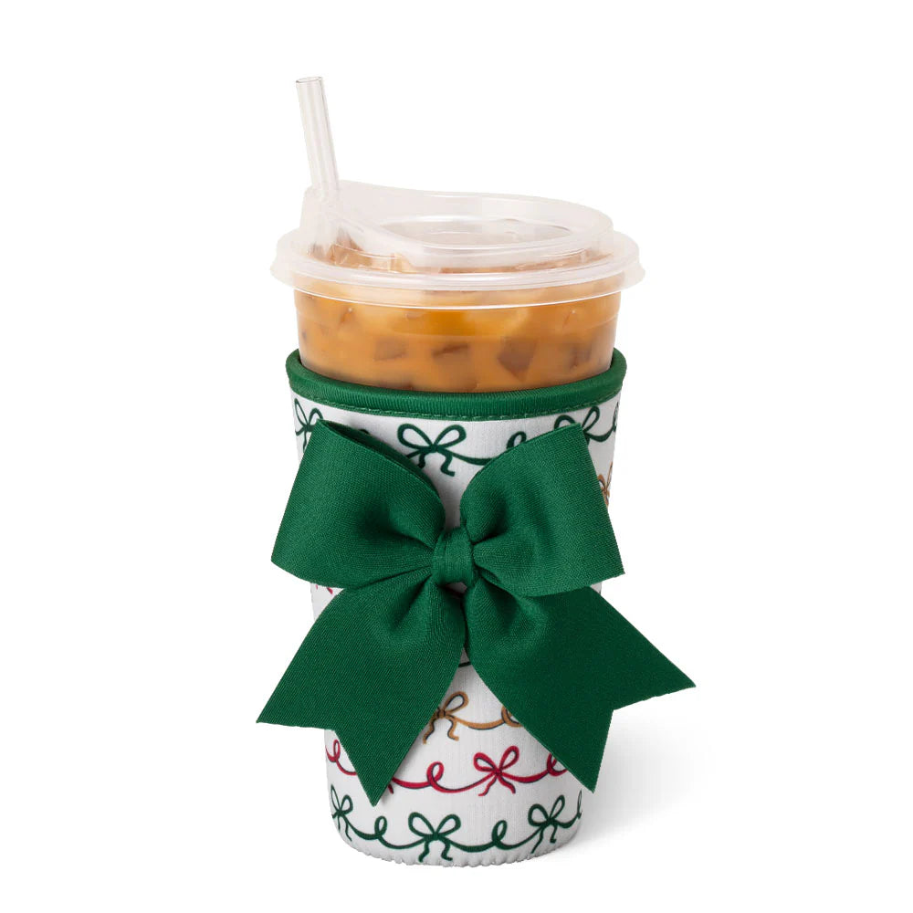 Christmas Bows Iced Cup Sleeve-Medium