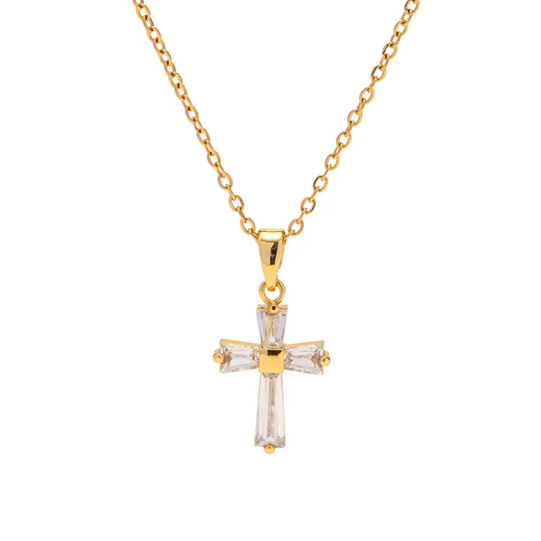 Aubrey Adele Lumiere Gold Cross