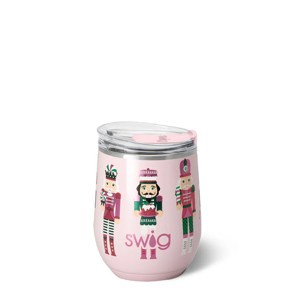 Sugar Plum Soldiers Stemless Wine Cup 12oz