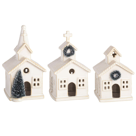 Ceramic Church Sitters