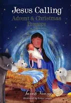Book cover of 'Jesus Calling Advent & Christmas Cradles' with a nativity scene illustration.