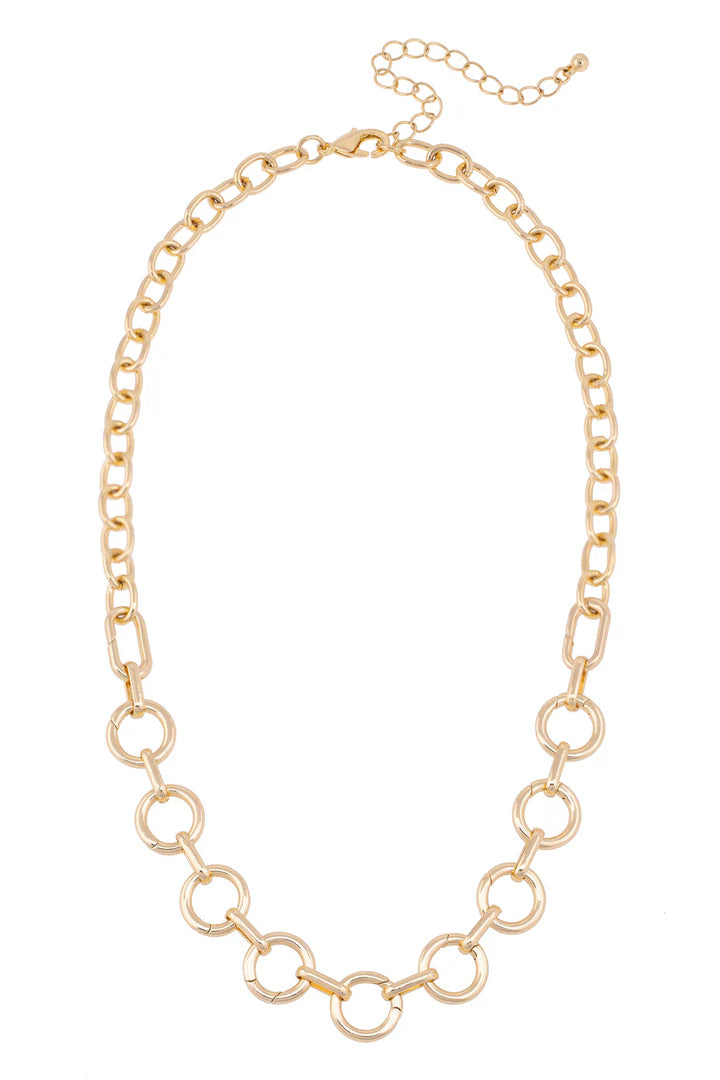charm collector necklace - gold