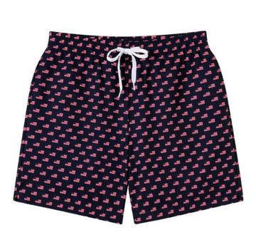 American Flag Swim Shorts