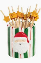 Santa toothpick holder