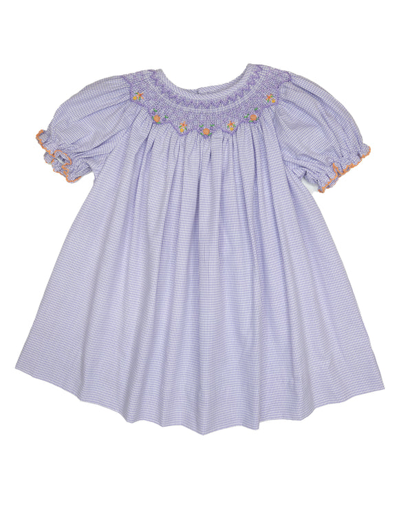 Lavender Gingham Bishop Dress