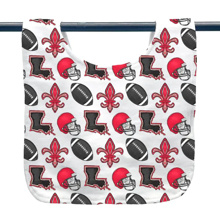 UL Football Baby Bib