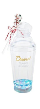 Cheers Light-Up Cocktail Shaker Set