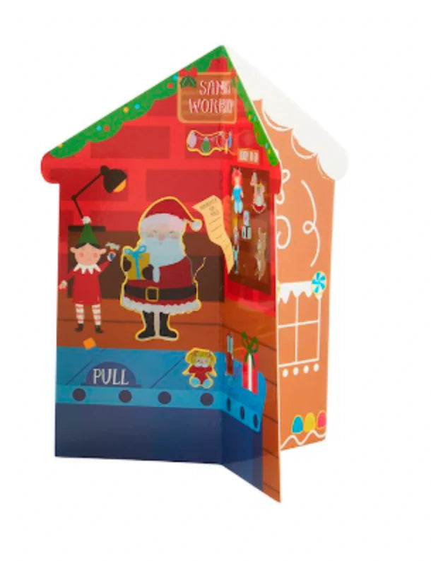 north pole holiday sticker book