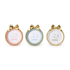 Golden Bow Round Photo Frame