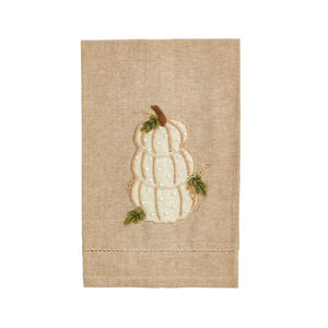 Pumpkin French Knot Tea Towels