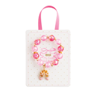 Pink Ballet Shoe Bracelet