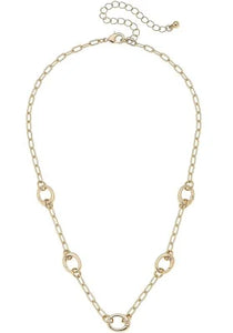 Gold chain necklace