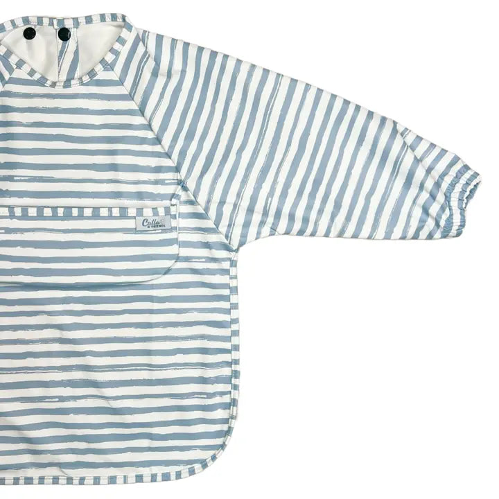  Long Sleeve Bibs - Brush Stripes