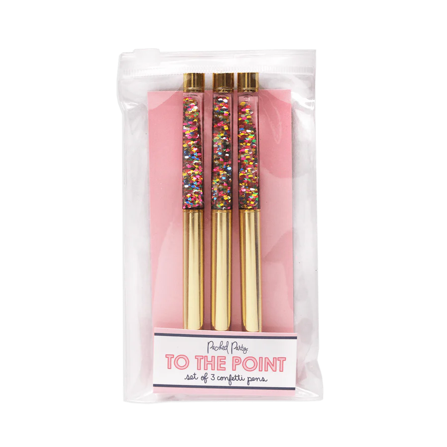 Confetti To The Point Pens - Set of 3