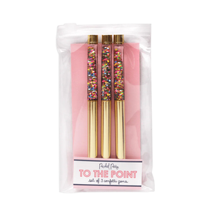 Confetti To The Point Pens - Set of 3