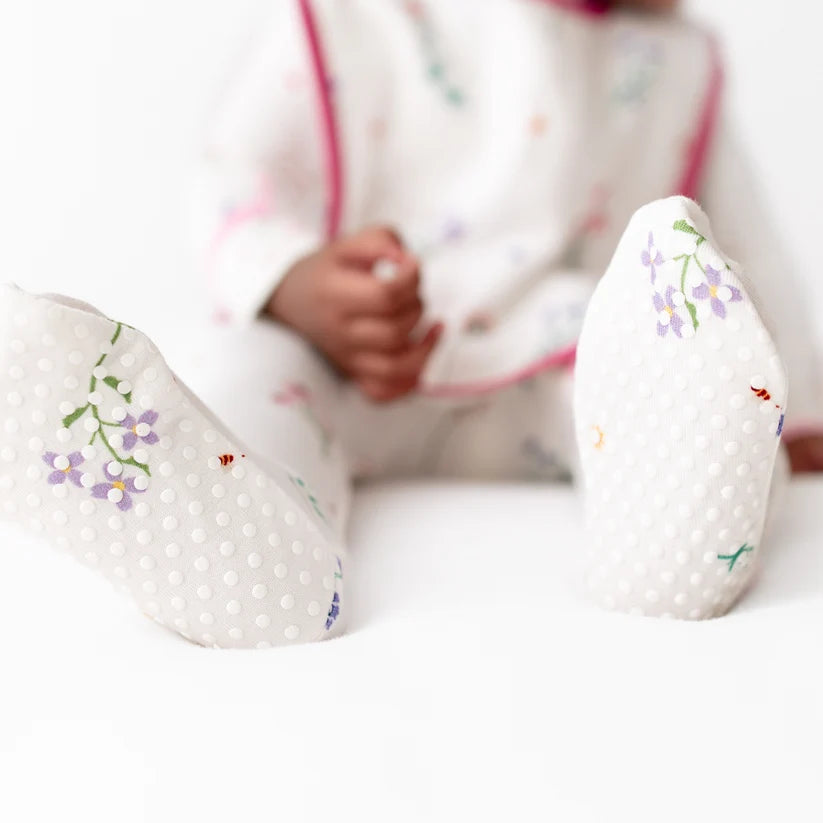 Wildflowers Zippered Footie