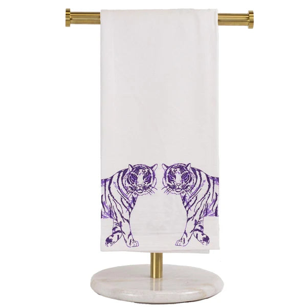 Tiger Walk Hand Towel