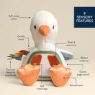Itzy Bitzy Tummy Time Mirror - Goose