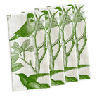 Arbor Birds Green Dinner Napkins, Set of 4