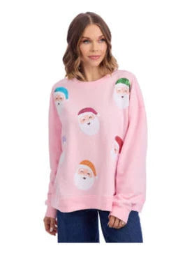 Blush Holiday Sparkle Sweatshirt