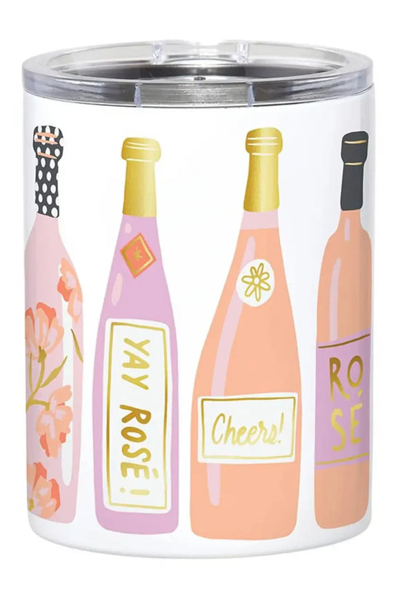 Champagne Bottle Short Tumbler 12oz
