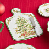 Holly Tree Cheese Board and Knife Set