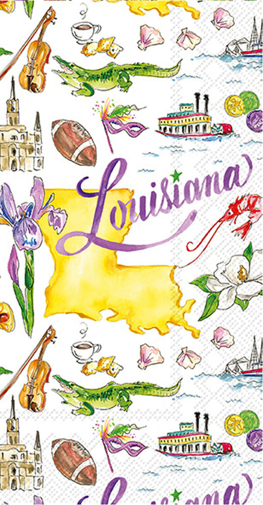 Louisiana State Collection Guest Towel