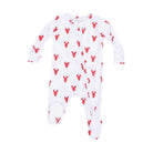 Lobsters 2 Way Zipper Footie