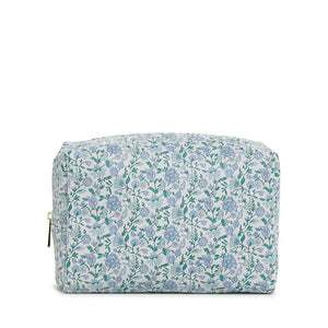 Trvl Design Cosmetic Bag-Hamptons with Chambray Pinstripe Liner