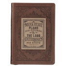 Journal Classic Zip Brown Two-Tone A Man's Heart Prov. 16:9